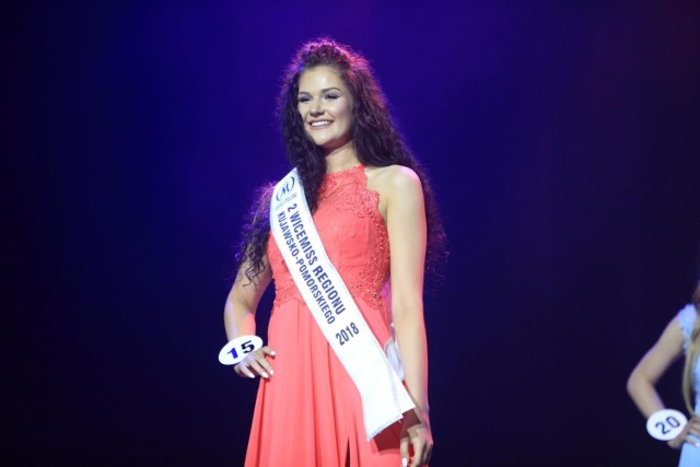 Kinga Kołaczyńska ma już na koncie tytuł 2 Wicemiss Regionu Kujawsko-Pomorskiego. Teraz powalczy o koronę Miss Polski 2018.