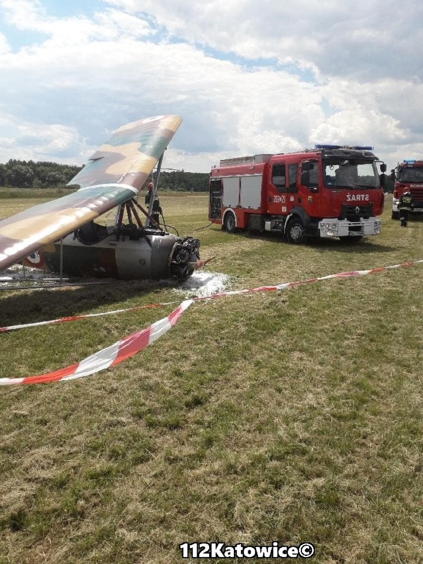 Wypadek samolotu na Muchowcu. Problemy z silnikiem zaczęły...