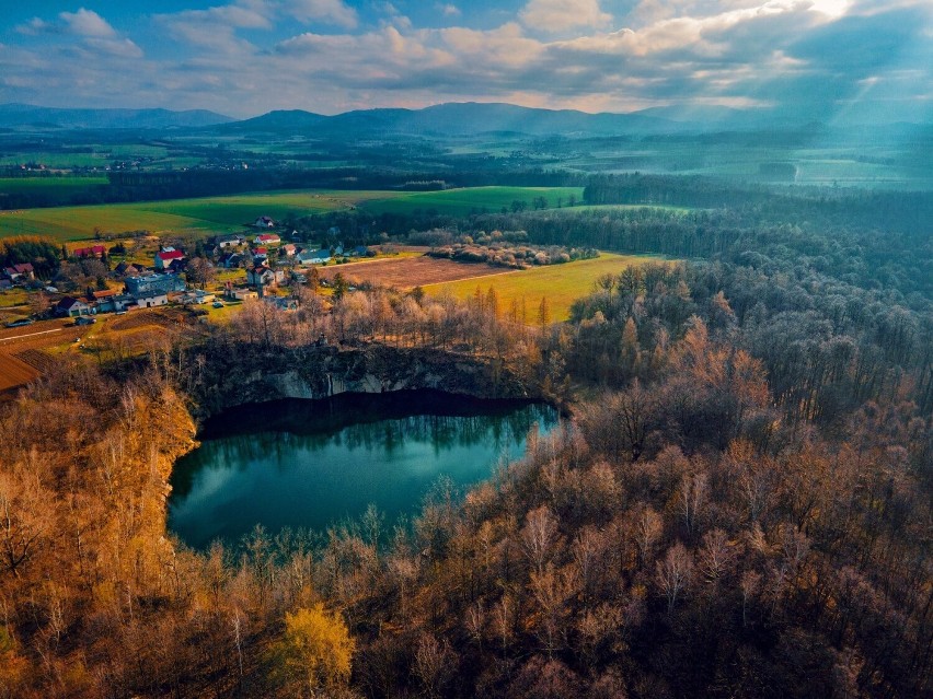 Kamieniołom w Nadziejowie (gmina Otmuchów).