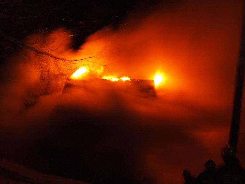 Zakopane: pożar domu jednorodzinnego