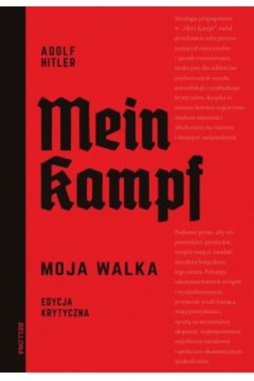 "Mein Kampf" w księgarniach. Dzieło Adolfa Hitlera z naukowym komentarzem w sprzedaży od 20 stycznia 2021 r.