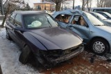 W Bełchatowie na os. Dolnośląskim pijany kierowca uszkodził cztery samochody