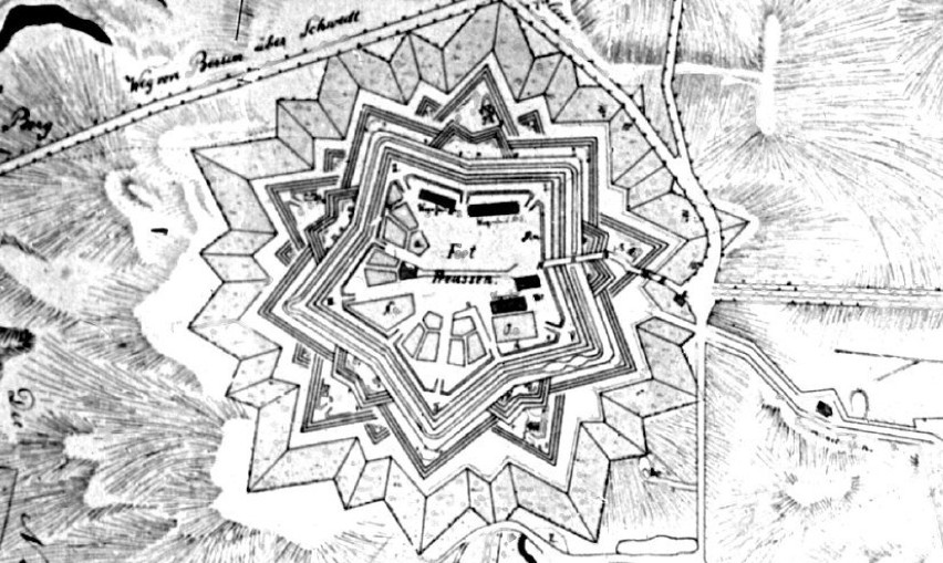 Plan Fortu Prusy z 1816 roku