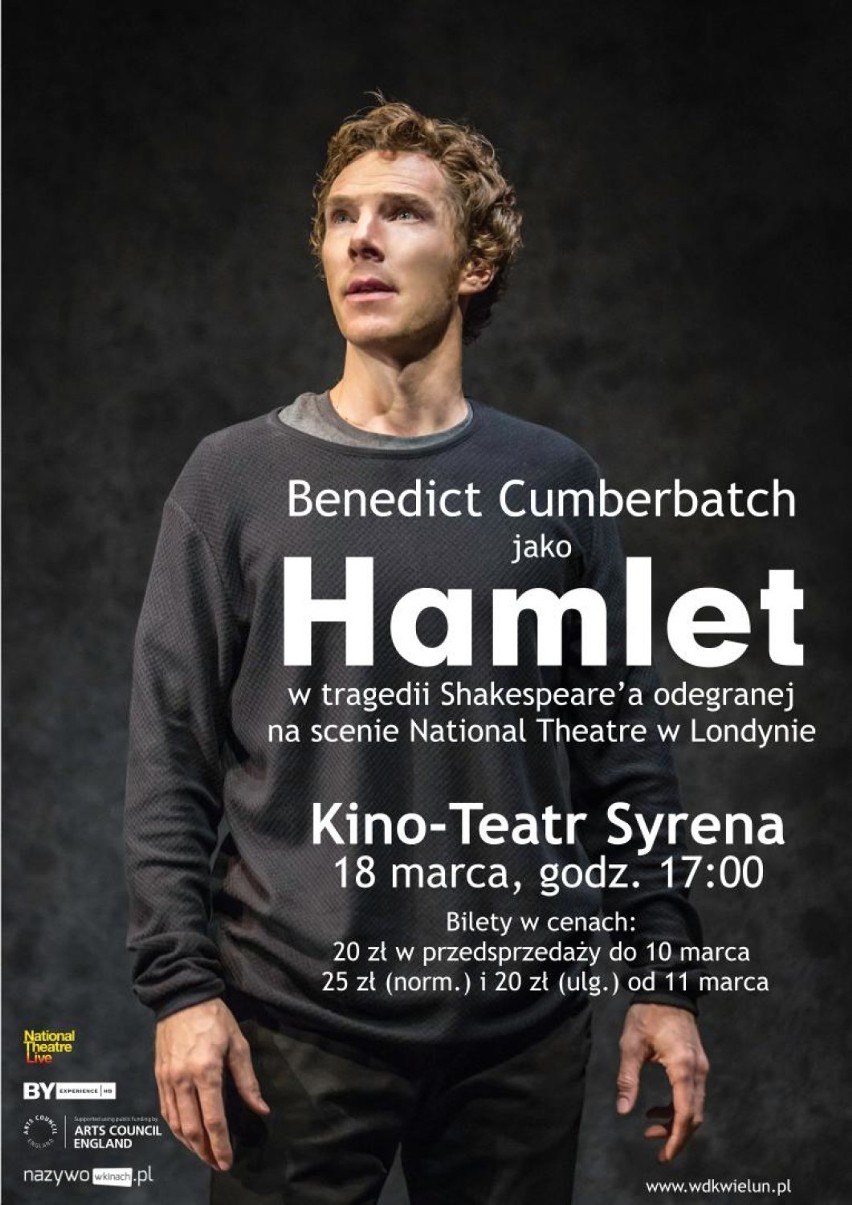 Słynny "Hamlet" w wieluńskim kinie. Bilety są już w sprzedaży 