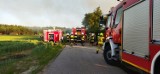 Pożar budynku w Młodziejewicach. Interweniował straż z powiatu gnieźnieńskiego