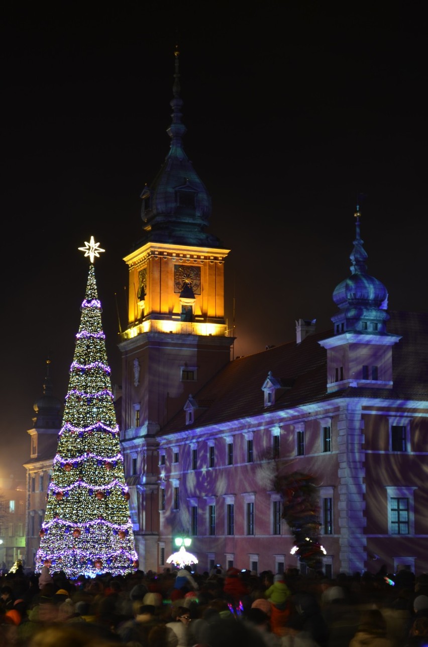 Ilumacja świąteczna w Warszawie