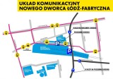 Nowy układ dróg wokół dworca Łódź Fabryczna [ZDJĘCIA, MAPA]