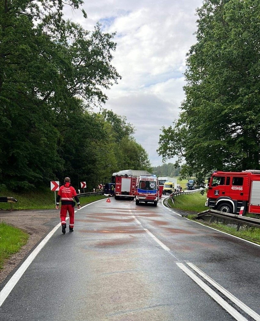 Trzebielino. Tragiczny wypadek w powiecie bytowskim. Trzy ofiary śmiertelne 20.06.2022