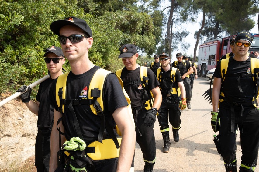 Polscy strażacy zostaną w Grecji dłużej niż pierwotnie planowano