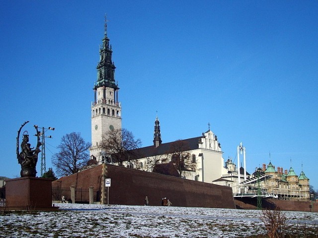 Jasna Góra zimą. Fot. Marek Bonarski