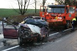 Wypadek na drodze Polski Konopat Kozłowo. Trzy ofiary śmiertelne [aktl.][ZDJĘCIA]