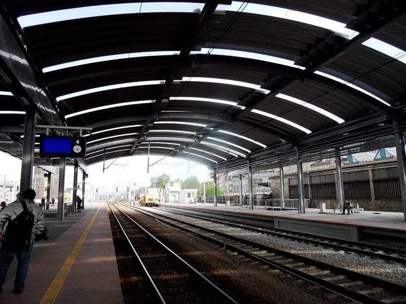 Perony dworca w Katowicach