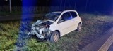 Zderzenie samochodu osobowego z ciągnikiem rolniczym na trasie Grodzisk - Ruchocice