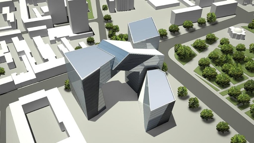Nowe Centrum Łodzi: Brama Miasta autorstwa Libeskinda [WIZUALIZACJA]