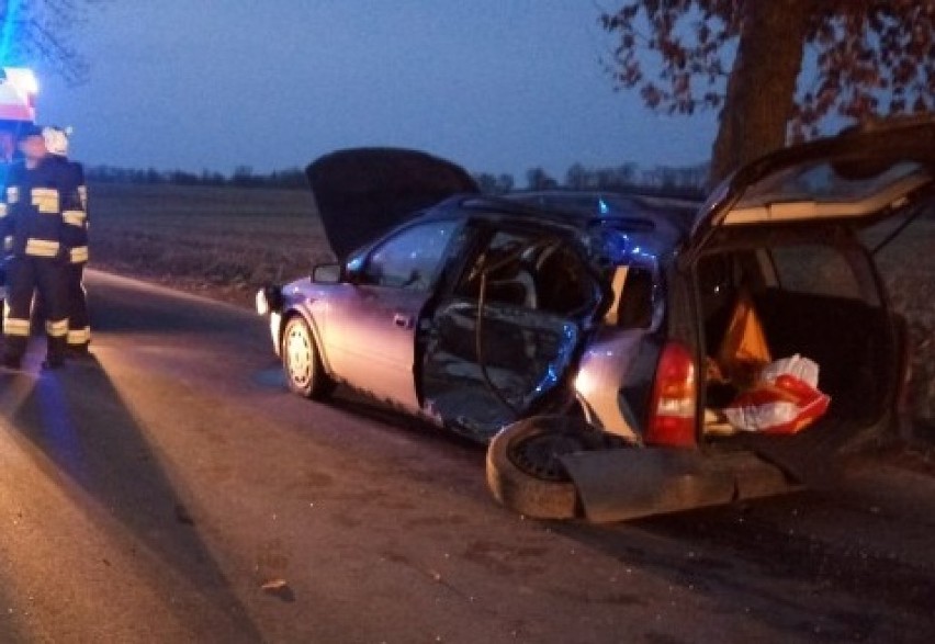 Wypadek pod Mościejewem - kobieta wraz z dzieckiem trafiła...