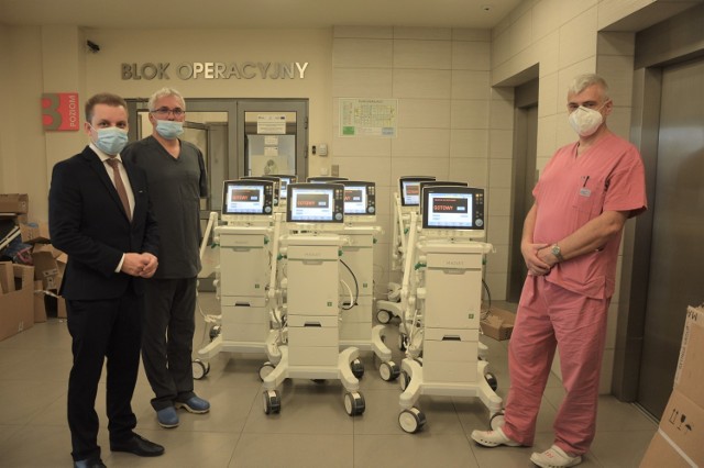 Szpital powiatowy w Myszkowie otrzymał dziesięć nowoczesnych respiratorów