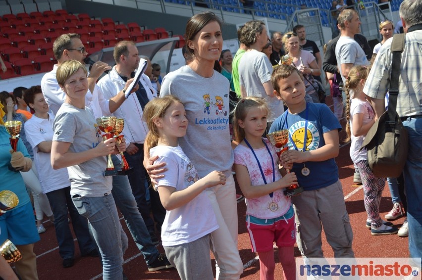 Mityng lekkoatletyczny O Uśmiech Dziecka 2015 we Włocławku