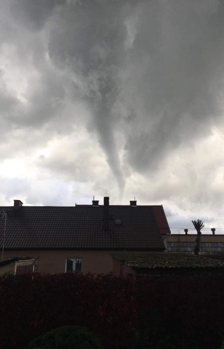 Tornado nad Nowym Dworem Gdańskim