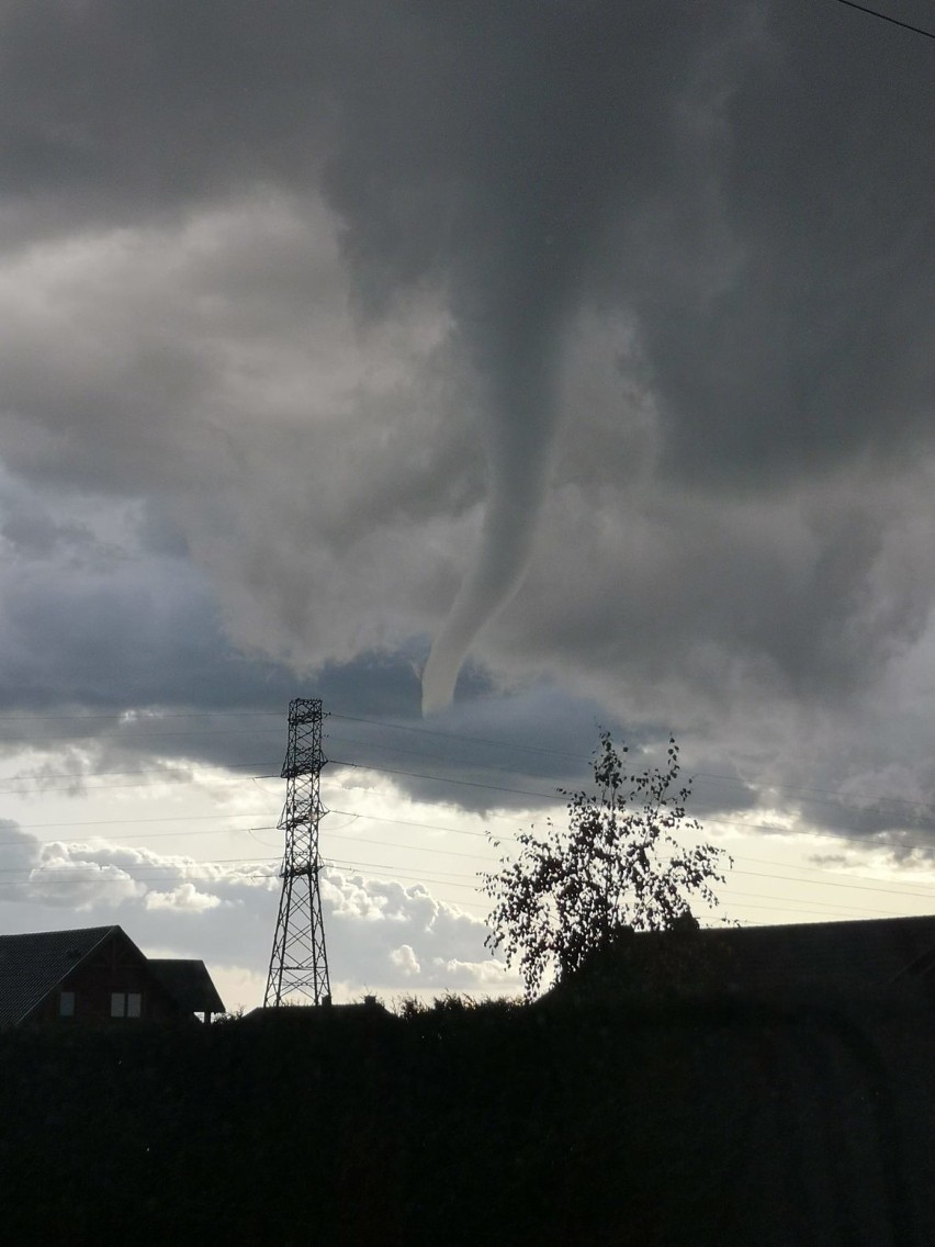 Tornado nad Nowym Dworem Gdańskim
