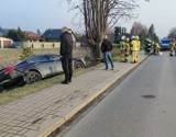 Wypadek w Grojcu. Trzy samochody zderzyły się na na DW 948. Kierowca zasnął
