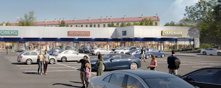 Oto wizualizacje planowanego parku handlowego w Krośnie...