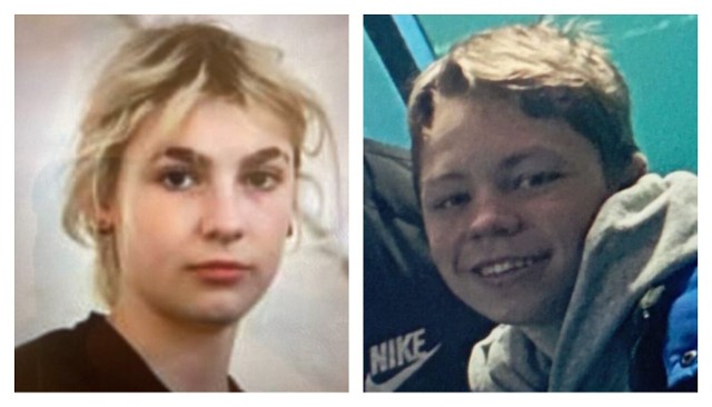 Zaginione dzieci to Dmytro Umanski i Karyna Doroha. Nastolatkowie mogą przebywać razem.
