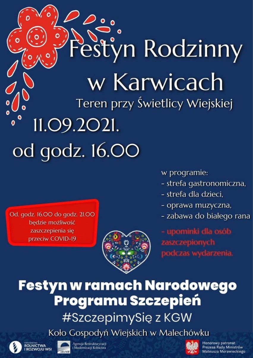Akcje szczepień w Sławnie, Karwicach i Borkowie. Już w sobotę, 11 września 