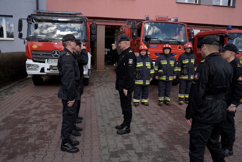 Straż pożarna w Kaliszu. Komendant główny PSP spotkał się z...