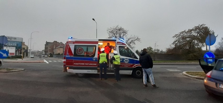 Wypadek na skrzyżowaniu alei Wojska Polskiego i Widoku