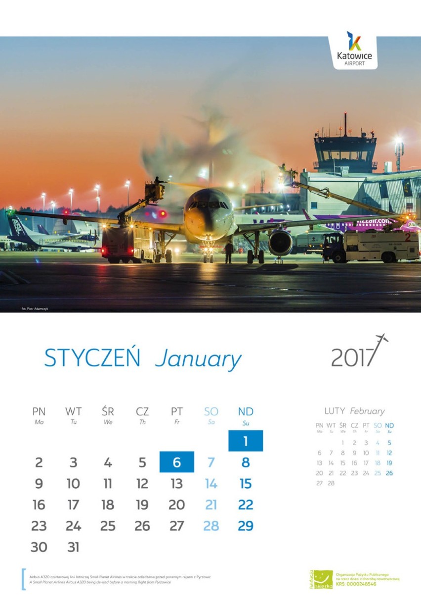 To druga edycja kalendarza charytatywnego Katowice Airport....