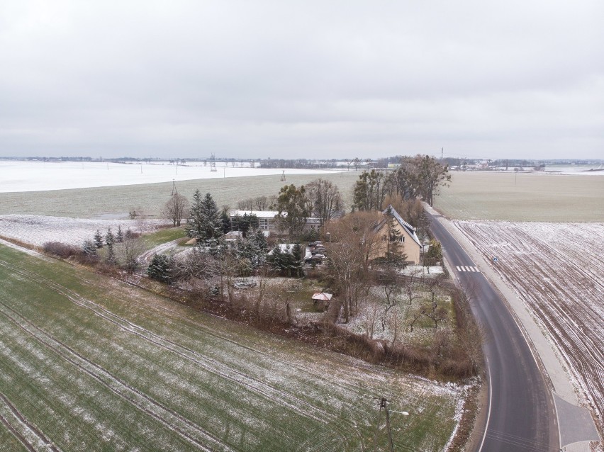 W Grudziądzu i regionie spadł śnieg. Zimowe krajobrazy w kwietniu [galeria, wideo z drona]