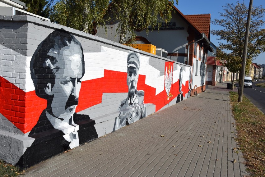 Niepodległościowy mural w Gorzowie