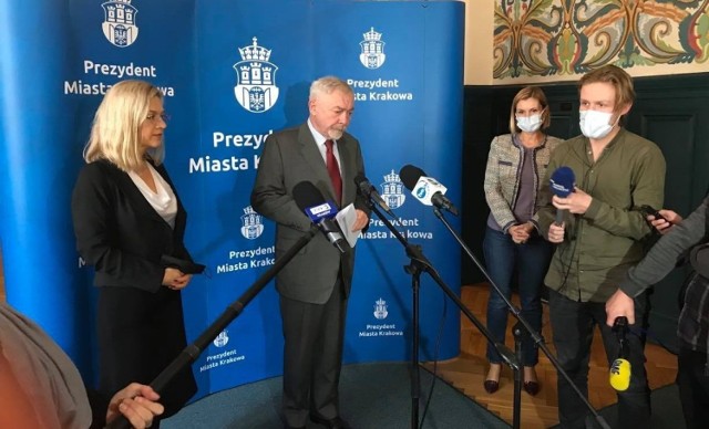 Prezydent Jacek Majchrowski i posłanka Małgorzata Wassermann