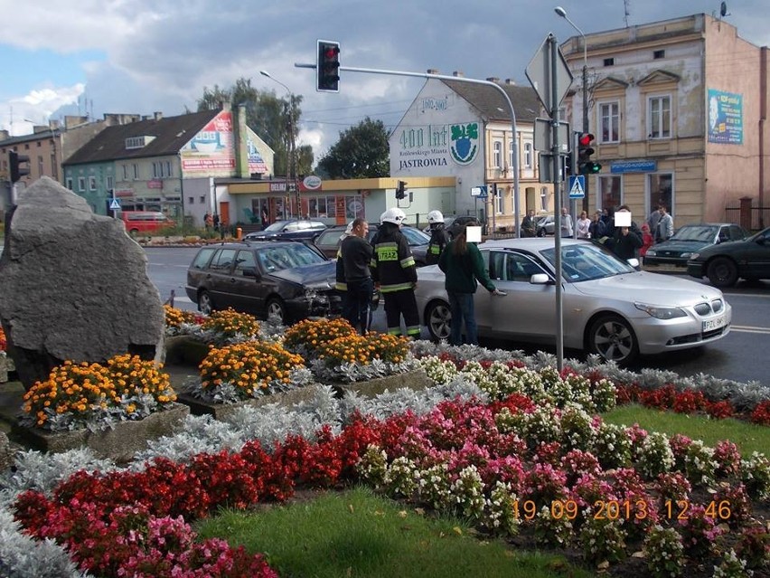 Kolizja drogowa Jastrowie.