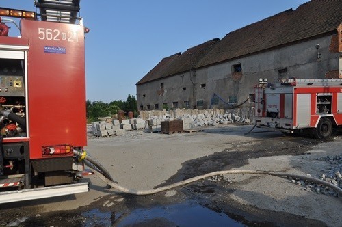 Strzegom: Pożar w Jaroszowie
