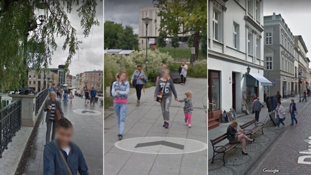 Wybraliśmy się na wirtualny spacer po Bydgoszczy i wyszukaliśmy kilkadziesiąt panoramicznych zdjęć w Google Street View. Na zdjęciach widoczni są piesi spacerujący po bydgoskich ulicach