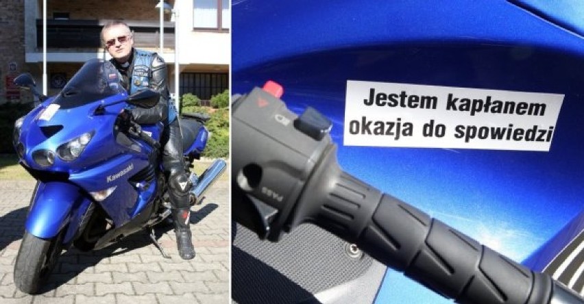 Ksiądz Wiesław Dyk, zapalony motocyklista ze Szczecina