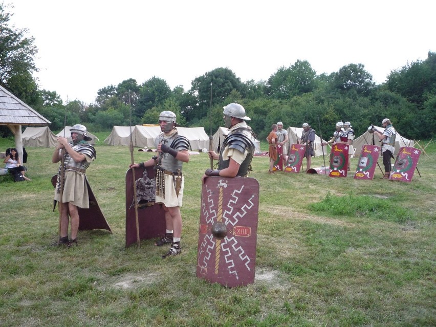 Przygotowanie do ataku na obóz rzymski