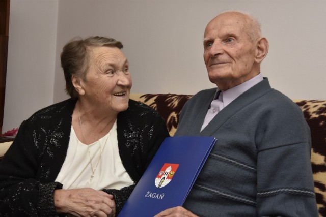 Państwo Anna i Julian Dyrkaczowie obchodzili 70. rocznicę ślubu w gronie rodzinnym