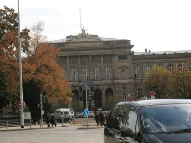 Widok na Pałac Uniwersytecki Fot. Małgorzata Małkińska