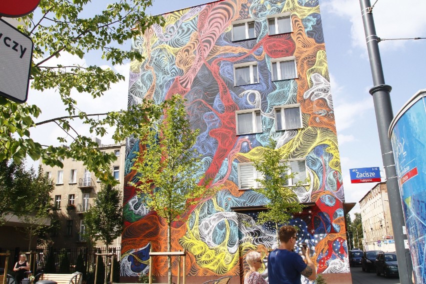 W Łodzi powstał trójwymiarowy mural! Pierwszy taki w Polsce i jeden z trzech na świecie [ZDJĘCIA]