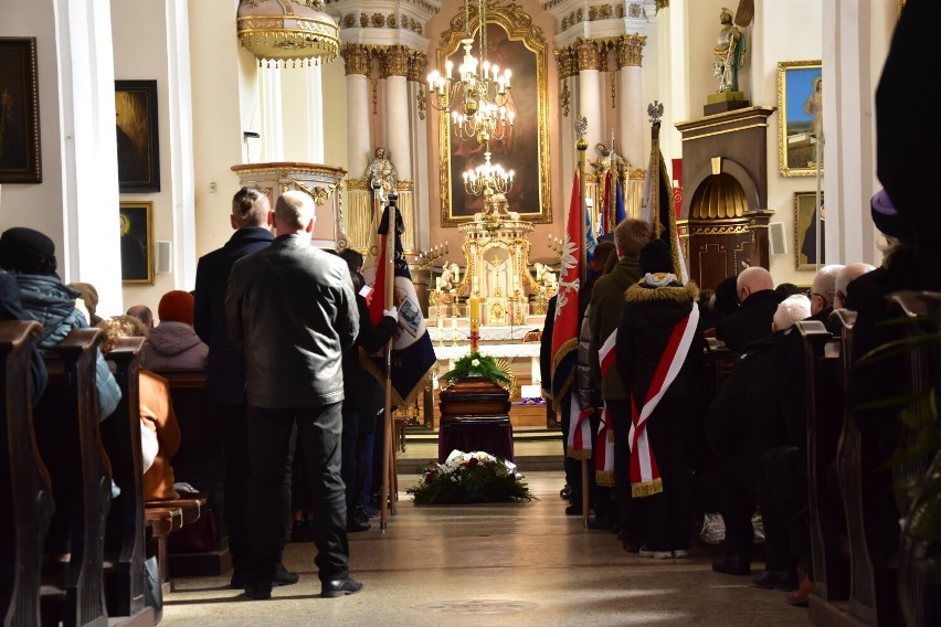 Pogrzeb Leszka Jakubowskiego, byłego burmistrza Żnina...