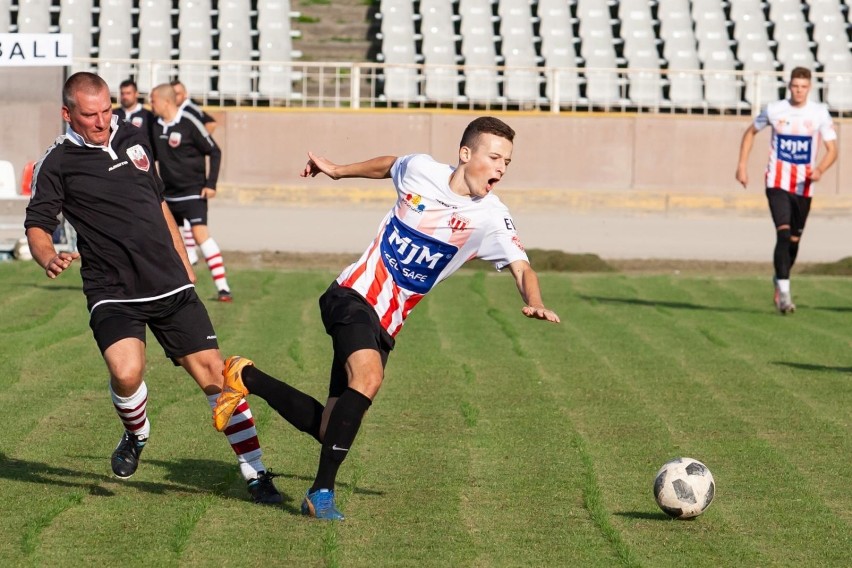 Tylu goli w jednym meczu na stadionie przy ulicy Sportowej w...