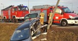 Groźny wypadek na DK nr 10 w rejonie Nakła. Wezwano śmigłowiec LPR [zdjęcia]