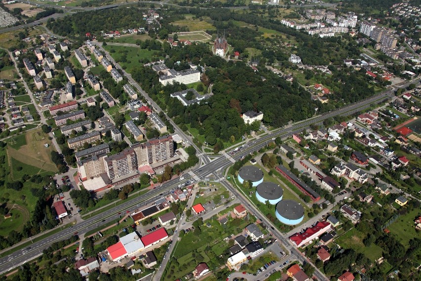 Sosnowiec: zobacz dzielnicę Zagórze na zdjęciach lotniczych [FOTO]