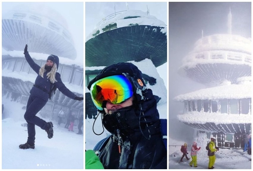 Zmrożona Śnieżka celem turystów. Zobacz  ich najlepsze zdjęcia!
