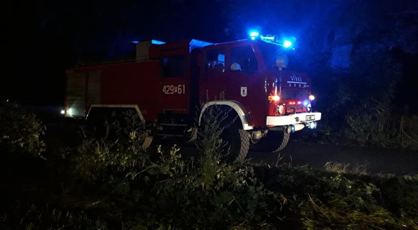 Pożar na polu w gminie Niechanowo. Czy było to podpalenie?