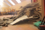 Poznań: W szkole zawalił się sufit! [ZDJĘCIA, WIDEO]