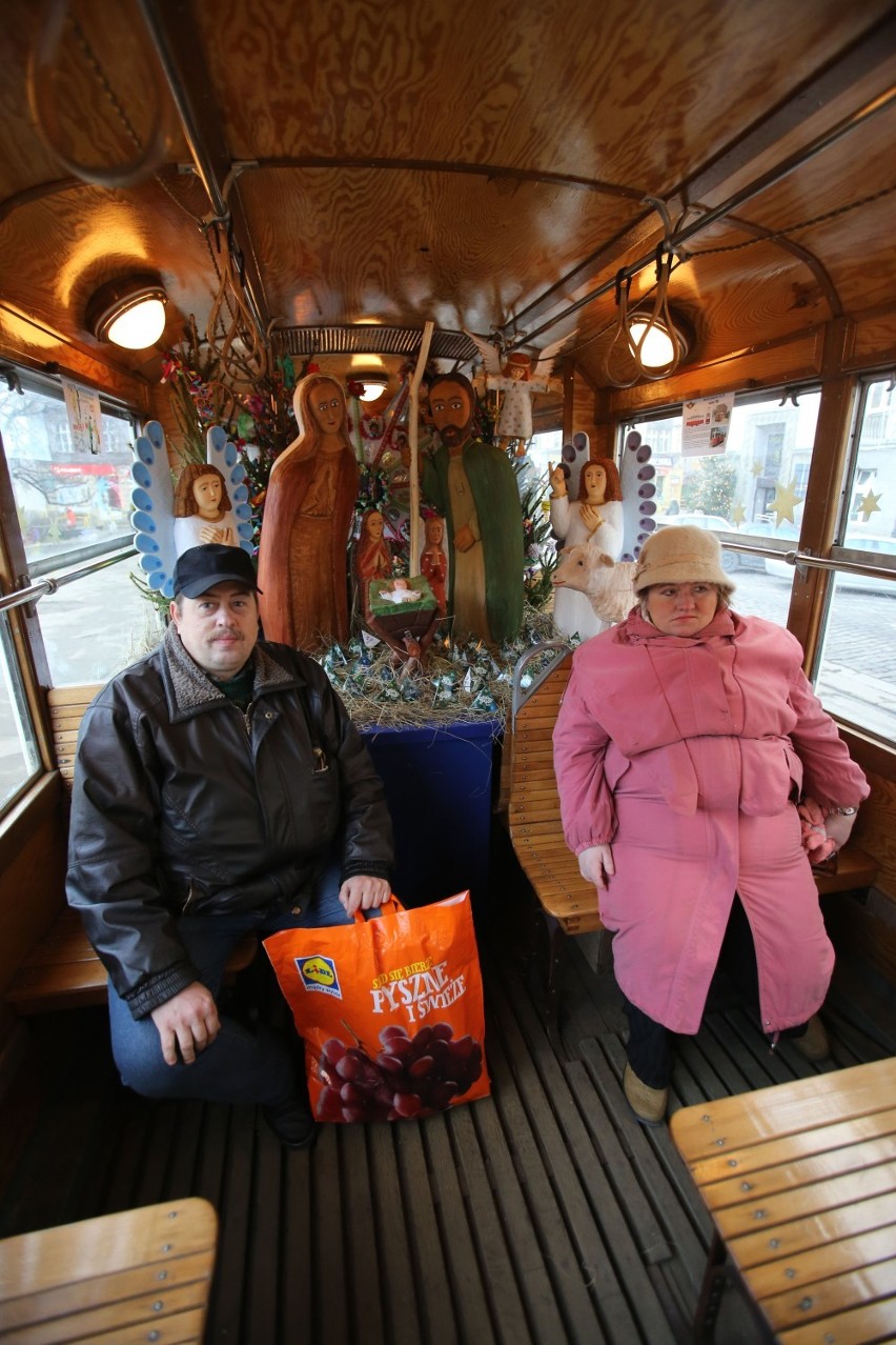 Świąteczny tramwaj w Chorzowie