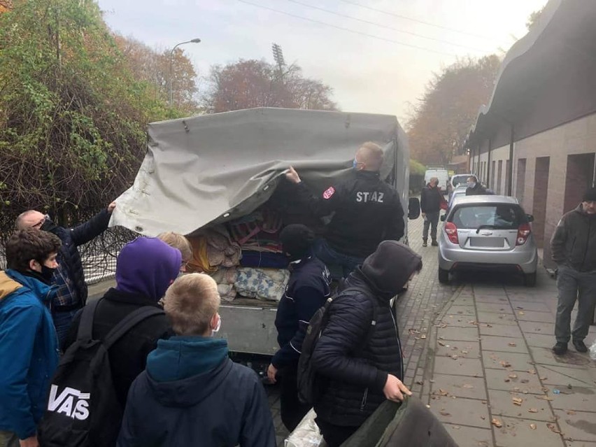 OSP Mieroszyno i akcja pomocy dla schroniska Ciapkowo w...